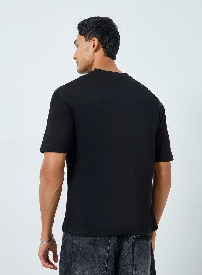 ستايلي تيشيرت واسع مطرز - Image 5